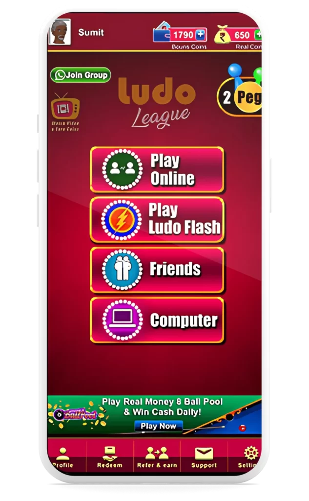 ludo league mobile